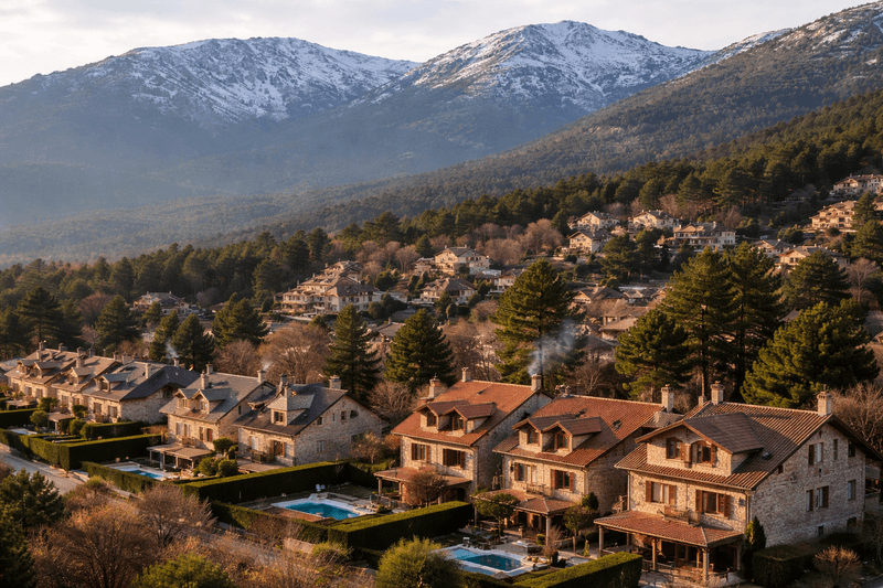 aerotermia frio y calor en la sierra de Madrid