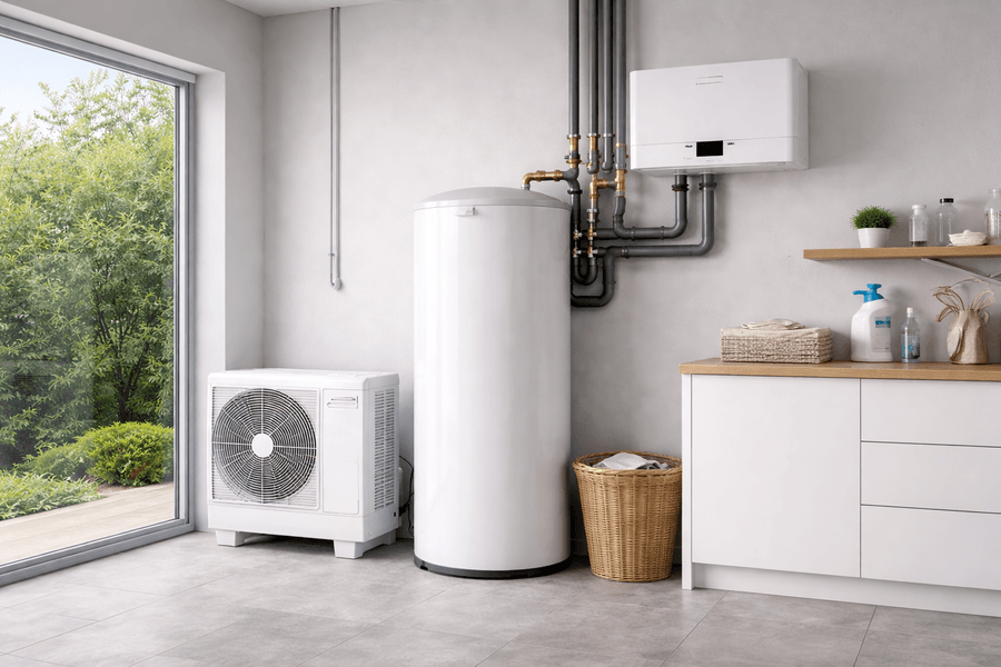 Aerotermia ACS: cómo saber si es la mejor solución para tu agua caliente diaria 2 equipo de aerotermia acs en la Sierra de Madrid