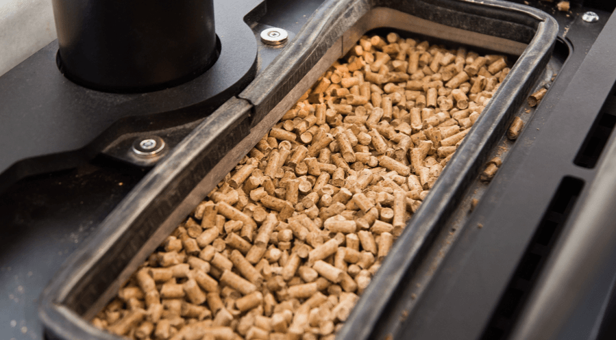 como funciona una estufa de pellets