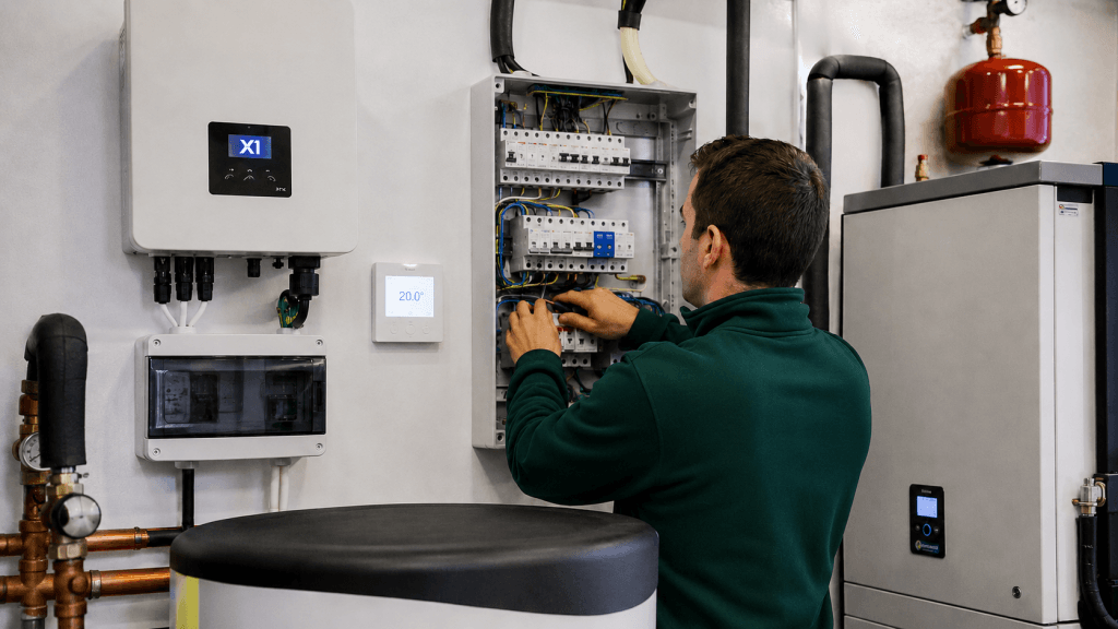 persona realizando oficios con futuro en el sector electrico